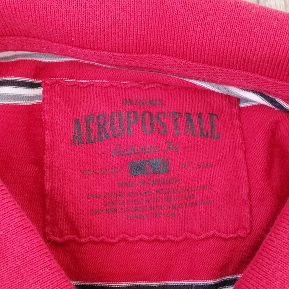 Aeropostale red polo - Picture 4 of 5